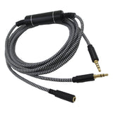 Maxbell 3.5mm Audio Cable Metal Male to Female 2.5M Length for TV speakers