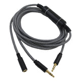 Maxbell 3.5mm Audio Cable Metal Male to Female 2.5M Length for TV speakers
