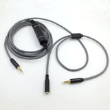 Maxbell 3.5mm Audio Cable Metal Male to Female 2.5M Length for TV speakers
