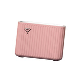 Maxbell Router Storage Case Wire Hiding Cable Management Box Decoration for Bedroom Pink