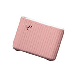 Maxbell Router Storage Case Wire Hiding Cable Management Box Decoration for Bedroom Pink