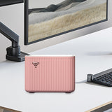 Maxbell Router Storage Case Wire Hiding Cable Management Box Decoration for Bedroom Pink