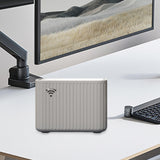 Maxbell Router Storage Case Wire Hiding Cable Management Box Decoration for Bedroom Grey