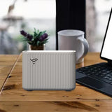 Maxbell Router Storage Case Wire Hiding Cable Management Box Decoration for Bedroom Grey