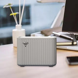 Maxbell Router Storage Case Wire Hiding Cable Management Box Decoration for Bedroom Grey