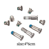 Maxbell 10 Pieces Sturdy Bottom Case Cover Screws Replace for 13in A1932 Accessories Argent