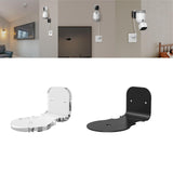 Maxbell Outdoor Camera Mount Bracket Mounting Holder Siding Clips for Outdoor Camera clear