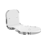 Maxbell Outdoor Camera Mount Bracket Mounting Holder Siding Clips for Outdoor Camera clear