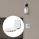 Maxbell Outdoor Camera Mount Bracket Mounting Holder Siding Clips for Outdoor Camera clear