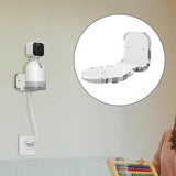 Maxbell Outdoor Camera Mount Bracket Mounting Holder Siding Clips for Outdoor Camera clear