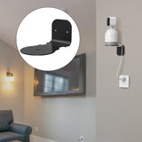 Maxbell Outdoor Camera Mount Bracket Mounting Holder Siding Clips for Outdoor Camera black