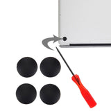 Maxbell 4Pcs Anti Slip Bottom Case Foot Feet Pad Wear Resistant Laptop Silicone Feet