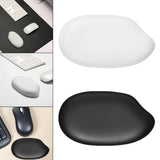 Maxbell Portable Mouse Wrist Rest Easy Typing Silicone for Gaming Laptop Office White