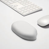 Maxbell Portable Mouse Wrist Rest Easy Typing Silicone for Gaming Laptop Office White