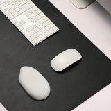 Maxbell Portable Mouse Wrist Rest Easy Typing Silicone for Gaming Laptop Office White