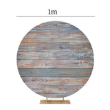 Maxbell Round Backdrop Cover Elastic Circle Backdrop for Photo Props Wedding StyleC
