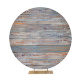 Maxbell Round Backdrop Cover Elastic Circle Backdrop for Photo Props Wedding StyleC