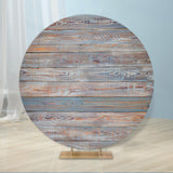 Maxbell Round Backdrop Cover Elastic Circle Backdrop for Photo Props Wedding StyleC