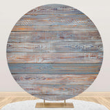 Maxbell Round Backdrop Cover Elastic Circle Backdrop for Photo Props Wedding StyleC