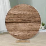 Maxbell Round Backdrop Cover Elastic Circle Backdrop for Photo Props Wedding StyleD