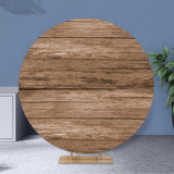 Maxbell Round Backdrop Cover Elastic Circle Backdrop for Photo Props Wedding StyleD