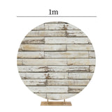 Maxbell Round Backdrop Cover Elastic Circle Backdrop for Photo Props Wedding StyleF