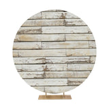 Maxbell Round Backdrop Cover Elastic Circle Backdrop for Photo Props Wedding StyleF