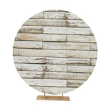 Maxbell Round Backdrop Cover Elastic Circle Backdrop for Photo Props Wedding StyleF