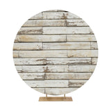 Maxbell Round Backdrop Cover Elastic Circle Backdrop for Photo Props Wedding StyleF