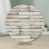 Maxbell Round Backdrop Cover Elastic Circle Backdrop for Photo Props Wedding StyleF