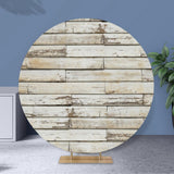 Maxbell Round Backdrop Cover Elastic Circle Backdrop for Photo Props Wedding StyleF
