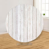 Maxbell Round Backdrop Cover Elastic Circle Backdrop for Photo Props Wedding StyleG