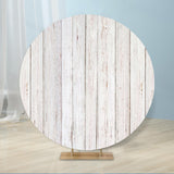 Maxbell Round Backdrop Cover Elastic Circle Backdrop for Photo Props Wedding StyleG