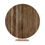 Maxbell Round Backdrop Cover Elastic Circle Backdrop for Photo Props Wedding StyleH