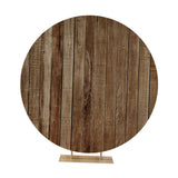 Maxbell Round Backdrop Cover Elastic Circle Backdrop for Photo Props Wedding StyleH