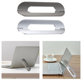 Maxbell Alloy Computer Notebook Riser Desk Ventilated School Bed Laptop Stand Holder Light Gray