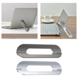 Maxbell Alloy Computer Notebook Riser Desk Ventilated School Bed Laptop Stand Holder Light Gray