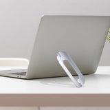Maxbell Alloy Computer Notebook Riser Desk Ventilated School Bed Laptop Stand Holder Argent
