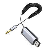Maxbell Car USB AUX Receiver Adapter 3.5mm Audio Stereo Receiver for Car Headphones