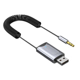 Maxbell Car USB AUX Receiver Adapter 3.5mm Audio Stereo Receiver for Car Headphones