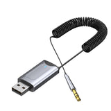 Maxbell Car USB AUX Receiver Adapter 3.5mm Audio Stereo Receiver for Car Headphones