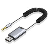 Maxbell Car USB AUX Receiver Adapter 3.5mm Audio Stereo Receiver for Car Headphones