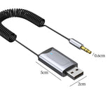 Maxbell Car USB AUX Receiver Adapter 3.5mm Audio Stereo Receiver for Car Headphones