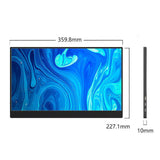 Maxbell Portable Monitor 1080P Lightweight 4mm Super Thin 178 Degrees for Phones