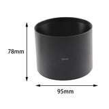 Maxbell Universal Metal Len Hood Len Covers Digital Camera Aluminum Screw in Round