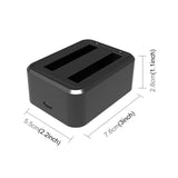 Maxbell Camera Battery Charger Charging Save Space for x3 Panoramic Action Camera