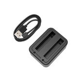 Maxbell Camera Battery Charger Charging Save Space for x3 Panoramic Action Camera