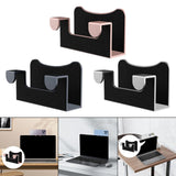 Maxbell Laptop Phone Holder Dual Machines with One Screen Computer Monitor Mount Pink
