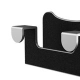 Maxbell Laptop Phone Holder Dual Machines with One Screen Computer Monitor Mount Argent