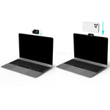 Maxbell Laptop Phone Holder Dual Machines with One Screen Computer Monitor Mount Argent